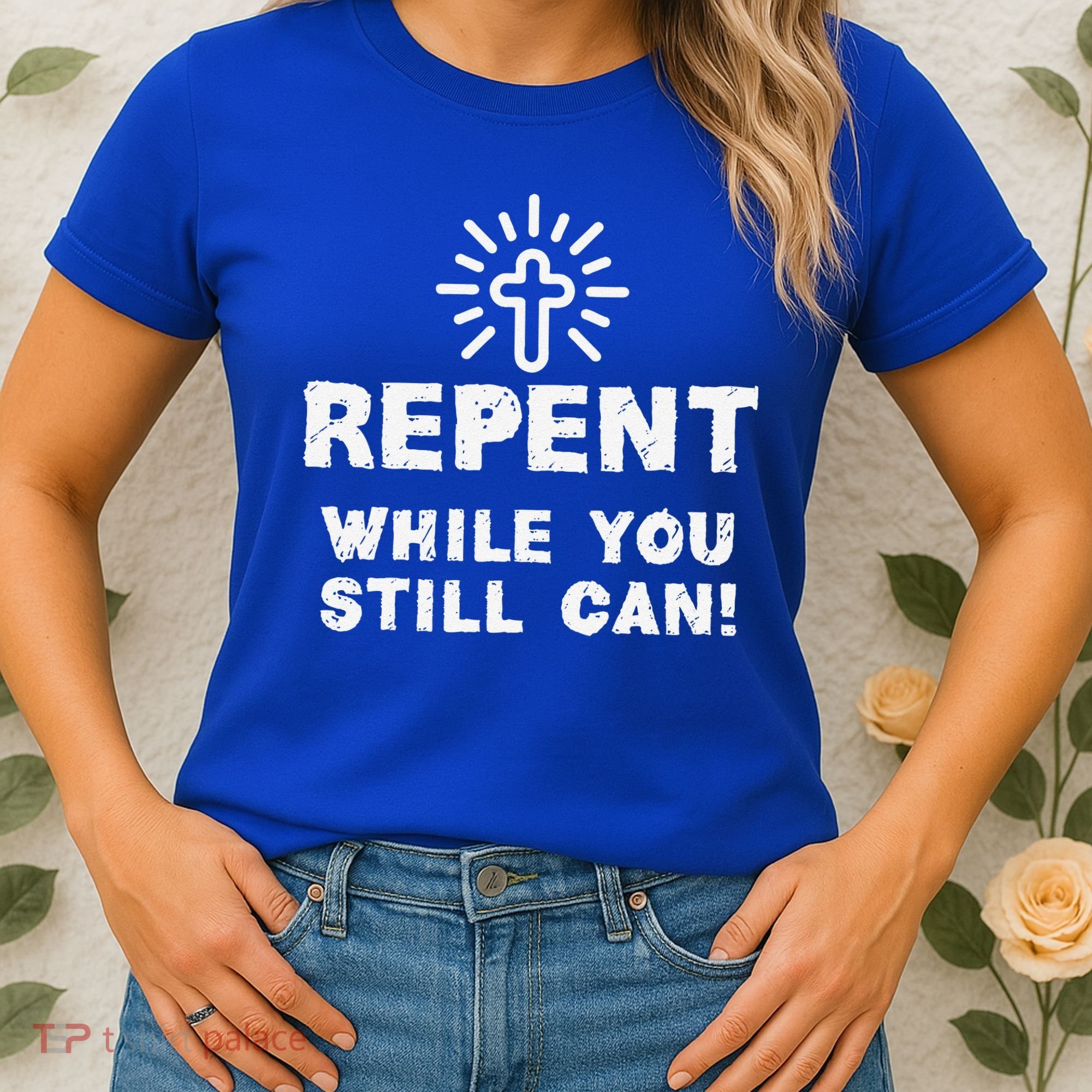 Repent While You Still Can! Christian (White) Women's T-Shirt