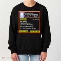 Rx Prescription Coffee Dr Caffeine Funny Women's Sweatshirt thumb 0