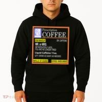 Rx Prescription Coffee Dr Caffeine Funny Hoodie thumb 2