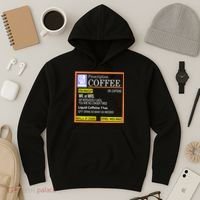 Rx Prescription Coffee Dr Caffeine Funny Hoodie thumb 3