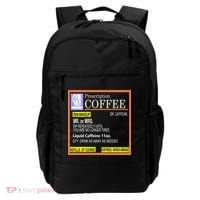 Rx Prescription Coffee Dr Caffeine Funny Backpack thumb 0