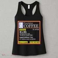 Rx Prescription Coffee Dr Caffeine Funny Women's Tank Top thumb 3