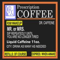 Rx Prescription Coffee Dr Caffeine Funny Hat thumb 2