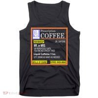 Rx Prescription Coffee Dr Caffeine Funny Tank Top thumb 0