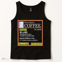 Rx Prescription Coffee Dr Caffeine Funny Tank Top thumb 2