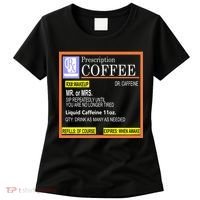 Rx Prescription Coffee Dr Caffeine Funny Women's T-Shirt thumb 0