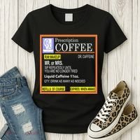 Rx Prescription Coffee Dr Caffeine Funny Women's T-Shirt thumb 3
