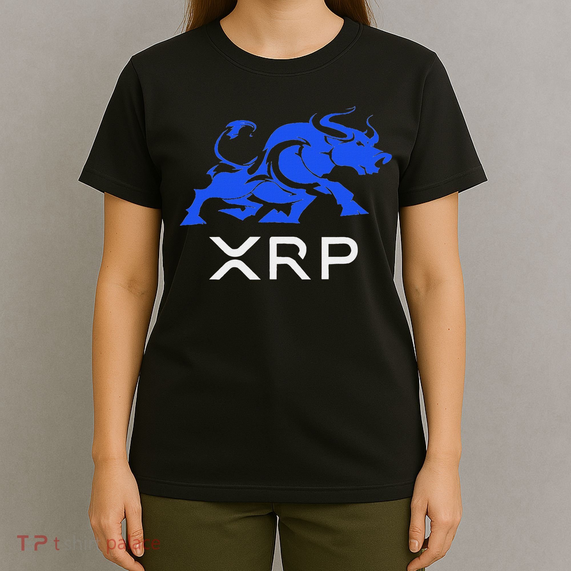 Ripple Xrp Bullrun To The Moon Cryptocurrency Coin Token T-Shirt