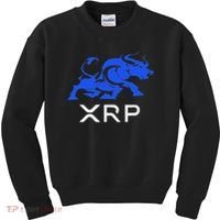 Ripple Xrp Bullrun To The Moon Cryptocurrency Coin Token Kids Sweatshirt thumb 0