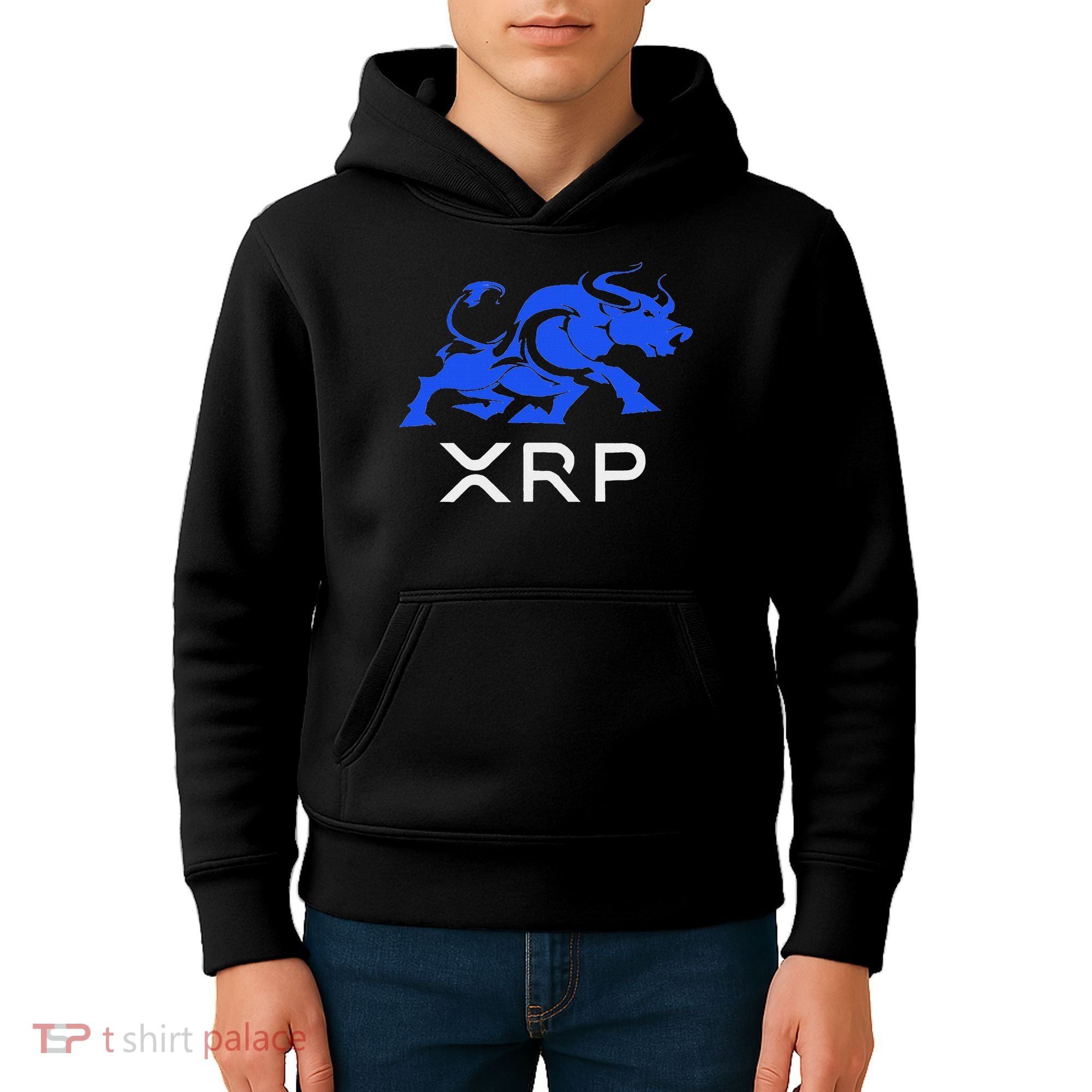 Ripple Xrp Bullrun To The Moon Cryptocurrency Coin Token Kids Hoodie