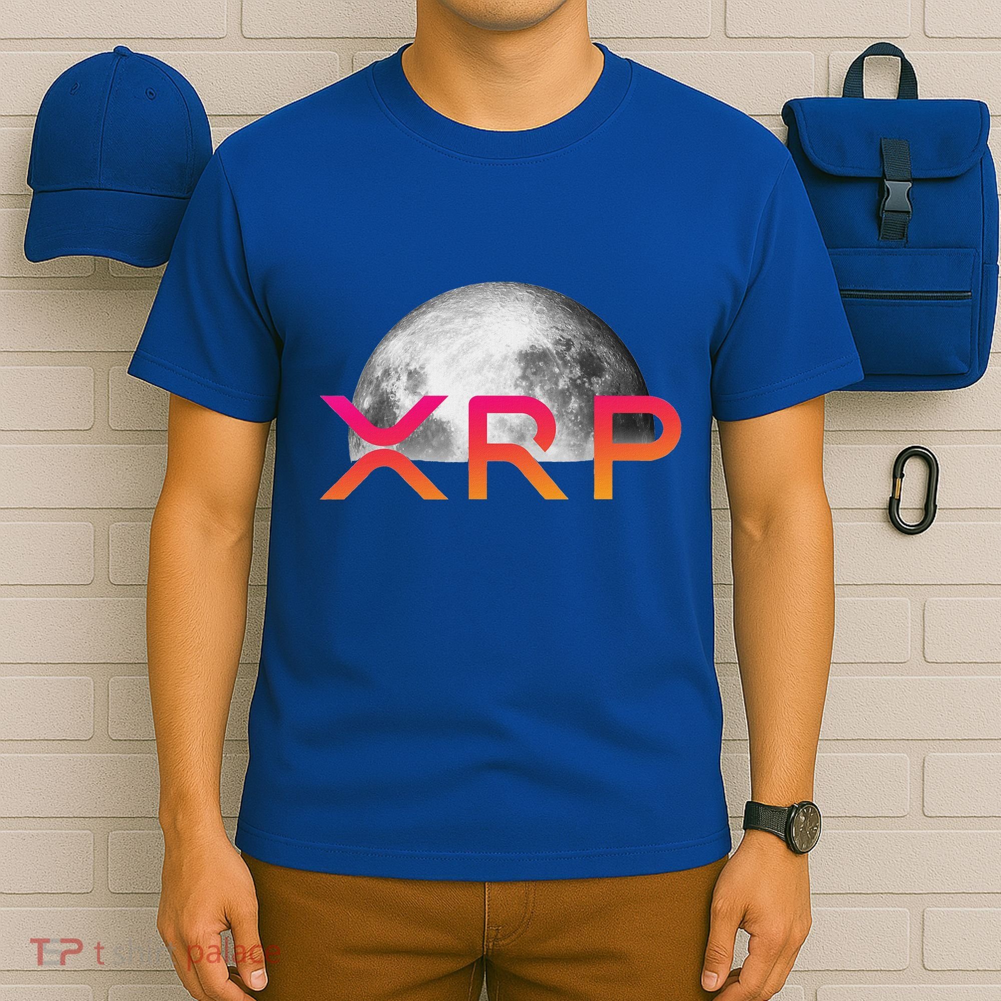 Ripple Xrp Coin Moon Xrp Army Crypto Cryptocurrency T-Shirt