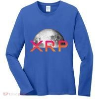 Ripple Xrp Coin Moon Xrp Army Crypto Cryptocurrency Women's Long Sleeve Shirt thumb 0