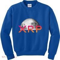 Ripple Xrp Coin Moon Xrp Army Crypto Cryptocurrency Kids Sweatshirt thumb 0