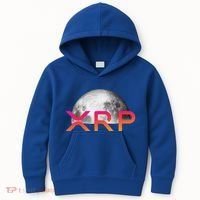 Ripple Xrp Coin Moon Xrp Army Crypto Cryptocurrency Kids Hoodie thumb 0
