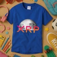 Ripple Xrp Coin Moon Xrp Army Crypto Cryptocurrency Kids T-Shirt thumb 3