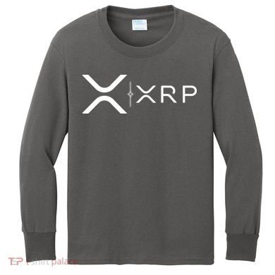 Ripple Xrp Coin Kids Long Sleeve Shirt