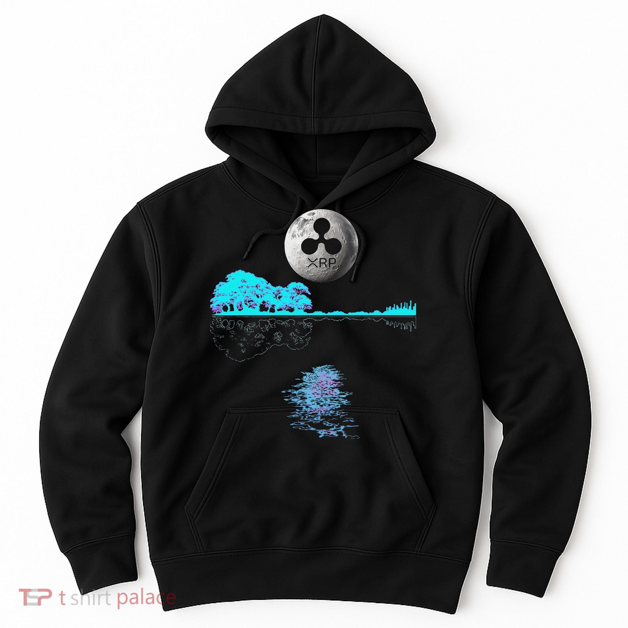 Ripple Xrp Guitar Lake Moon Ripple Hodler Hoodie