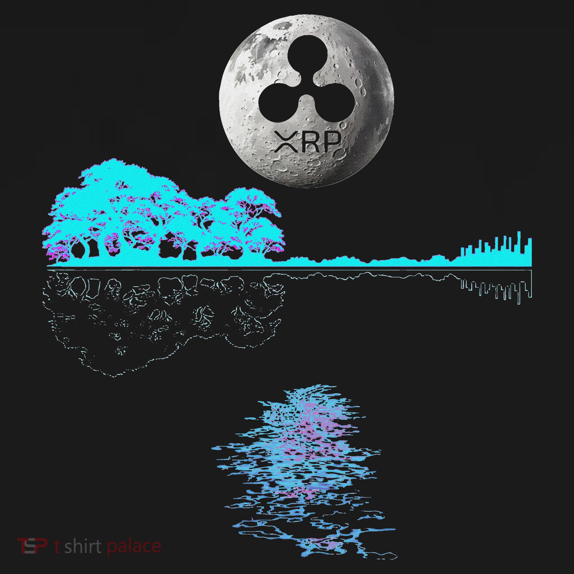 Ripple Xrp Guitar Lake Moon Ripple Hodler Apron