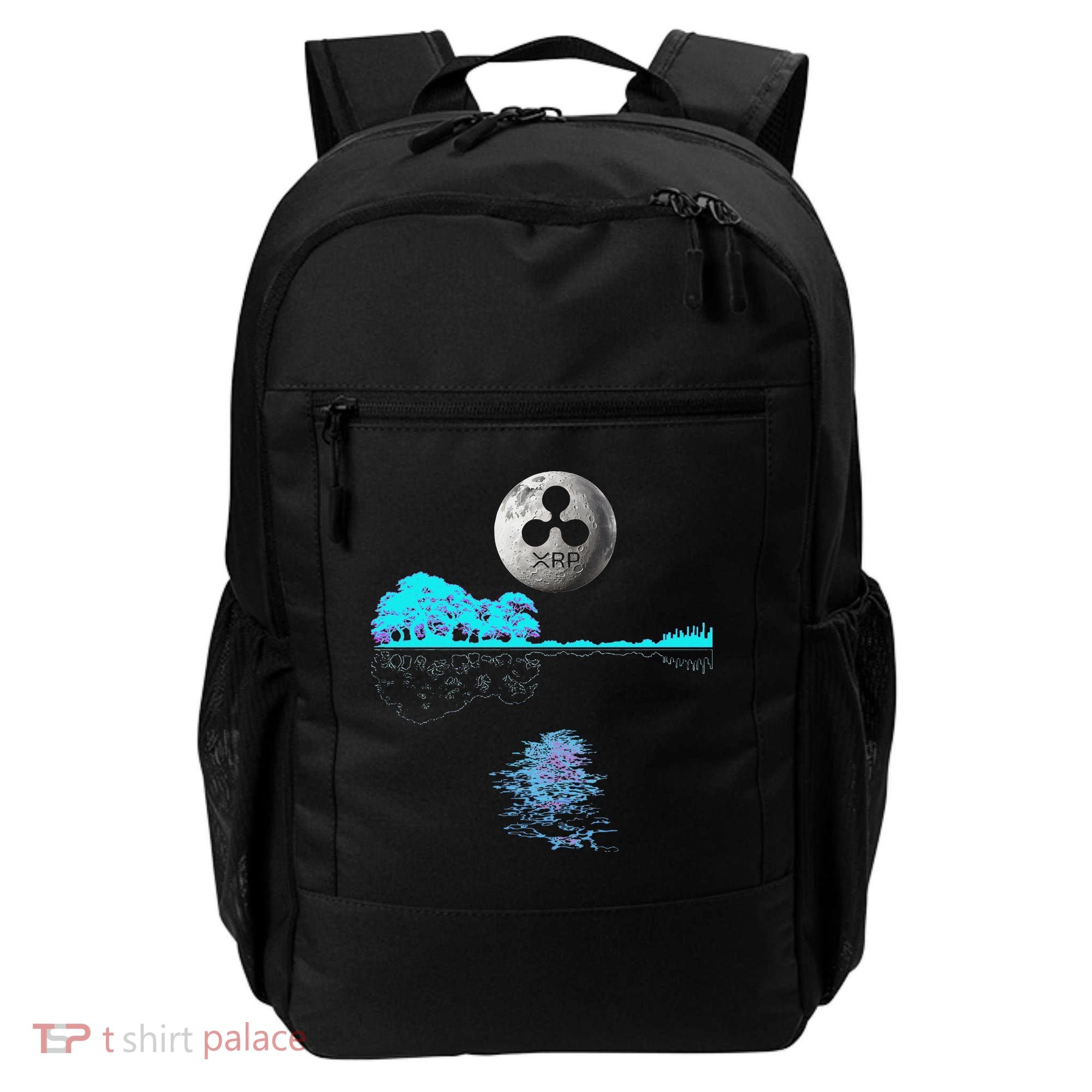 Ripple Xrp Guitar Lake Moon Ripple Hodler Backpack