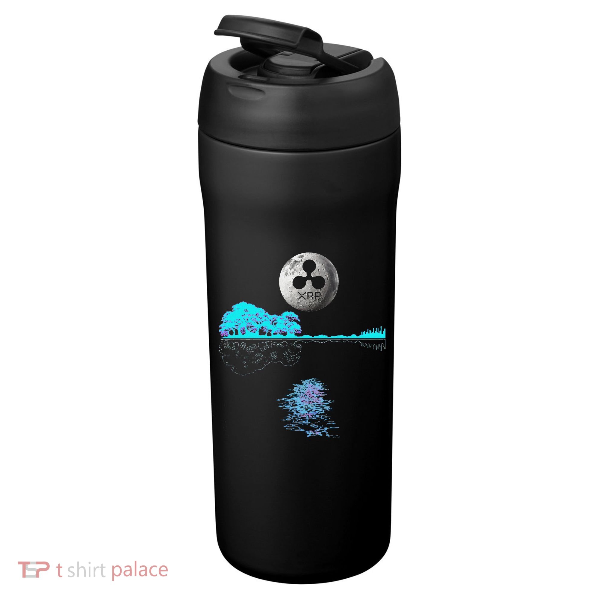 Ripple Xrp Guitar Lake Moon Ripple Hodler 24oz Duet Stainless Steel Tumbler