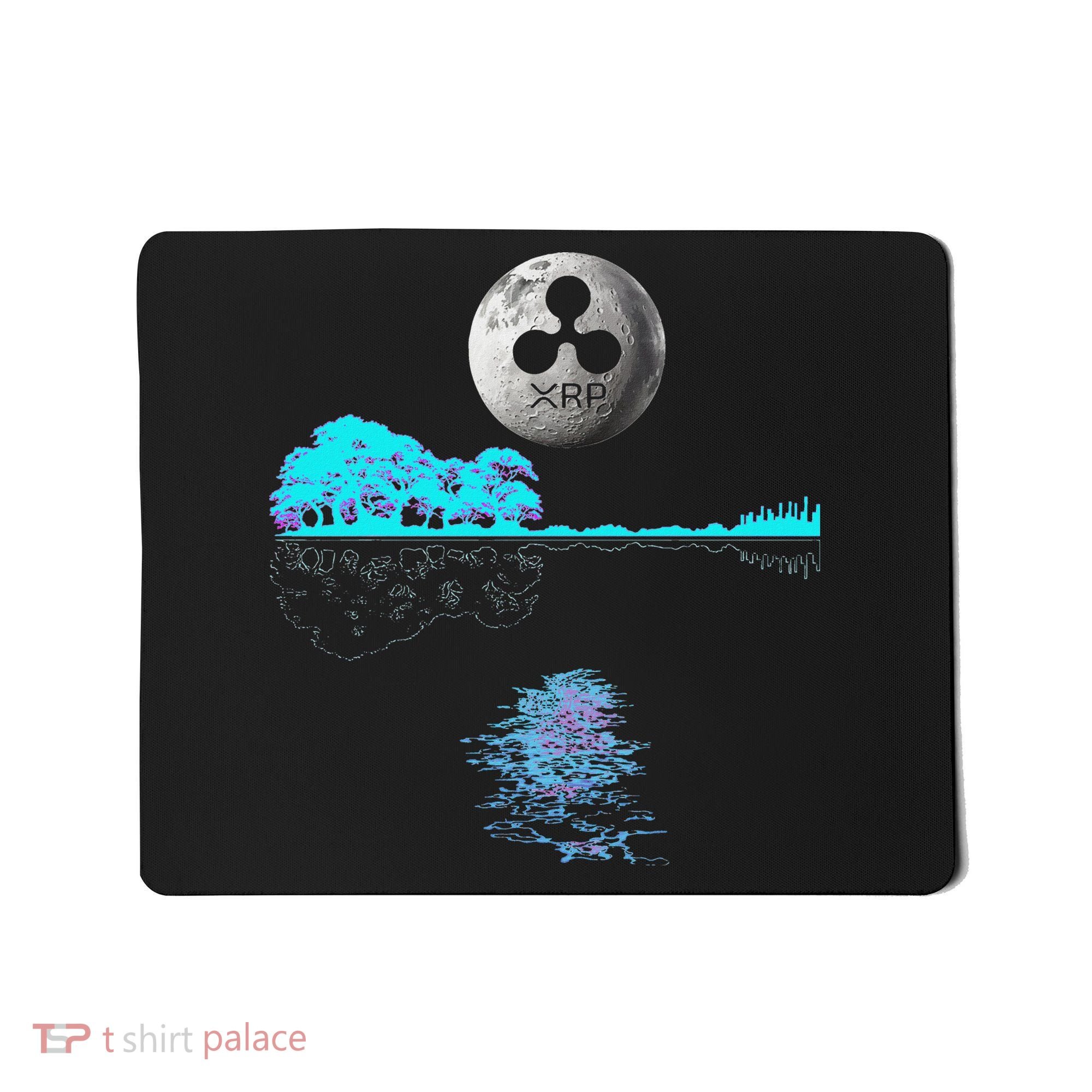Ripple Xrp Guitar Lake Moon Ripple Hodler Mousepad