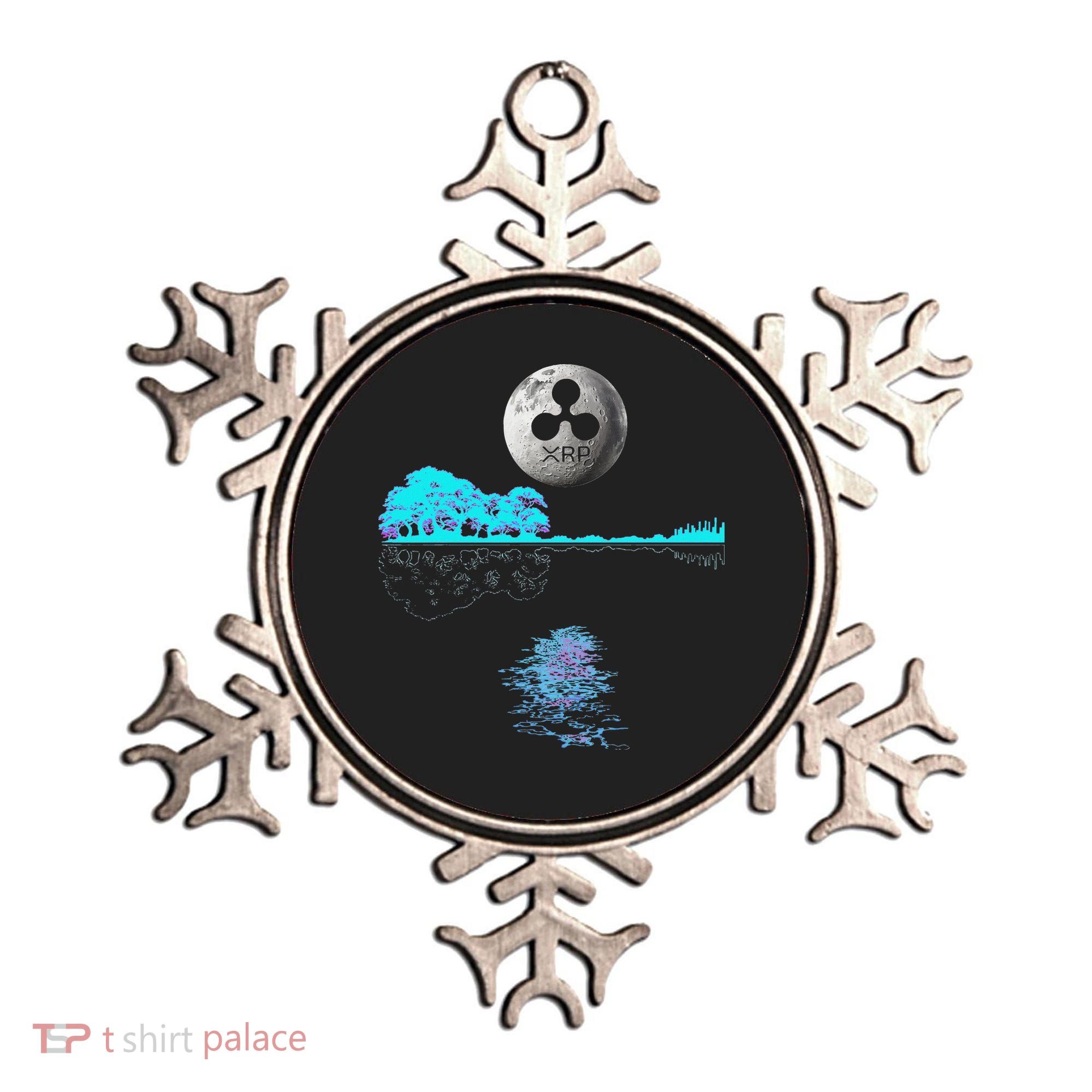 Ripple Xrp Guitar Lake Moon Ripple Hodler Ornament