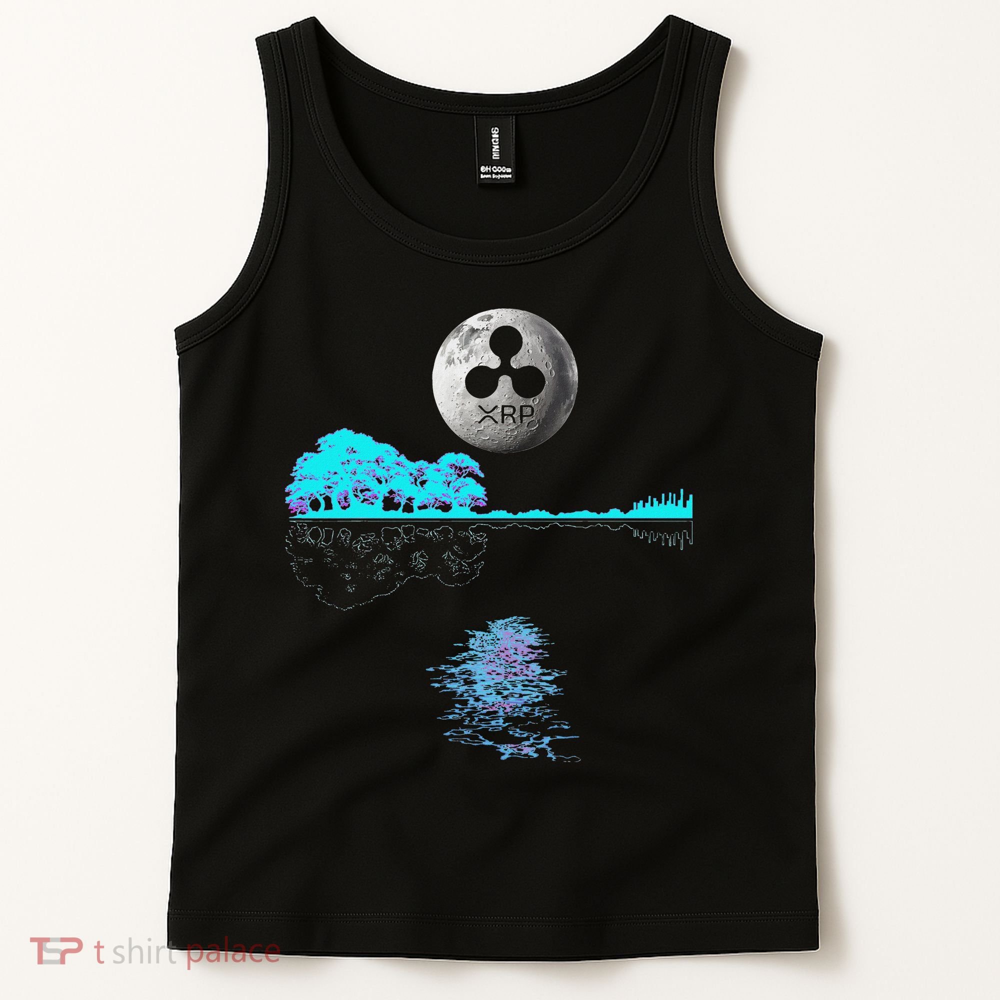 Ripple Xrp Guitar Lake Moon Ripple Hodler Tank Top
