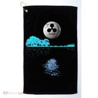 Ripple Xrp Guitar Lake Moon Ripple Hodler Golf Towel thumb 0