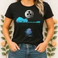Ripple Xrp Guitar Lake Moon Ripple Hodler Women's T-Shirt thumb 2