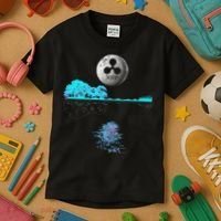 Ripple Xrp Guitar Lake Moon Ripple Hodler Kids T-Shirt thumb 3