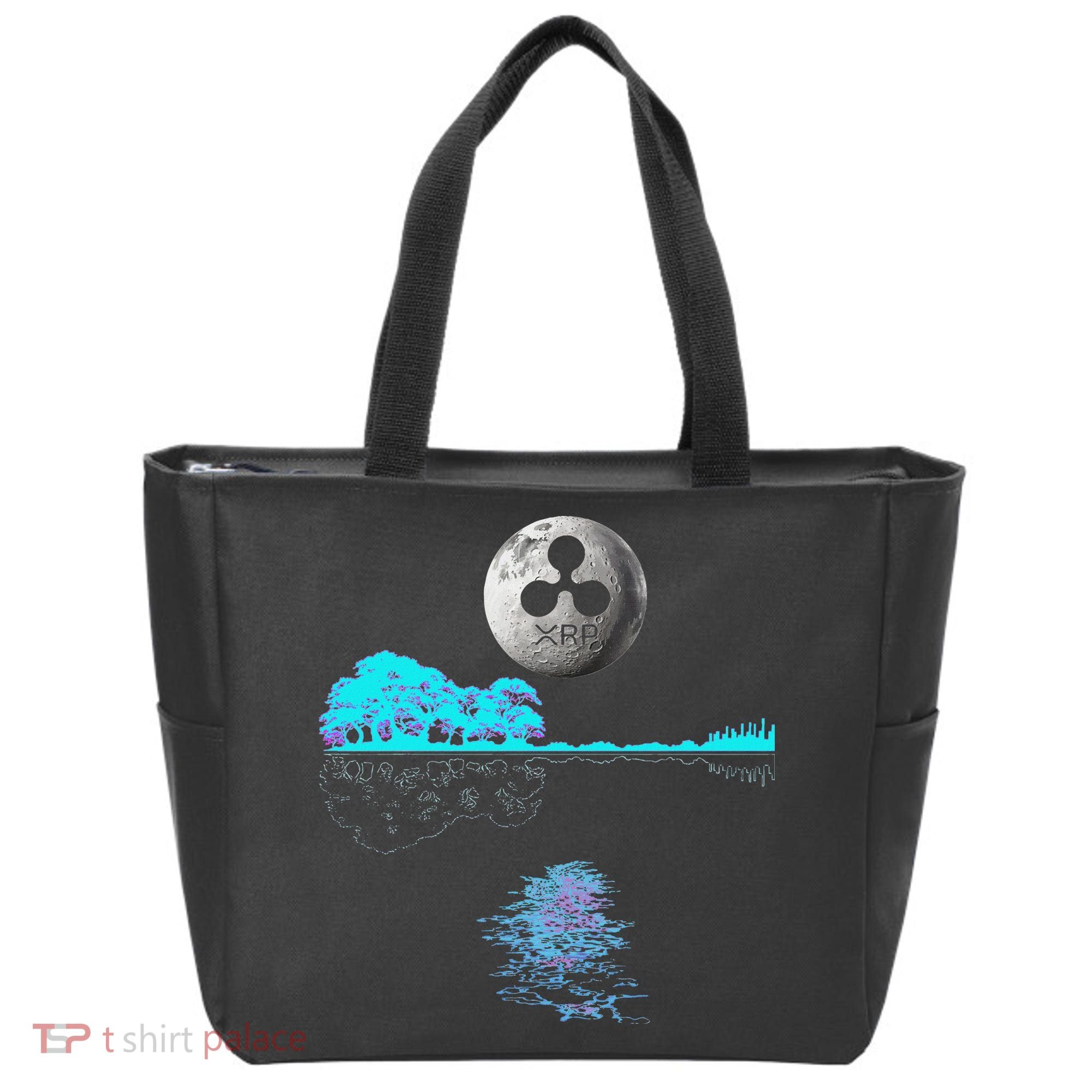 Ripple Xrp Guitar Lake Moon Ripple Hodler Tote Bag