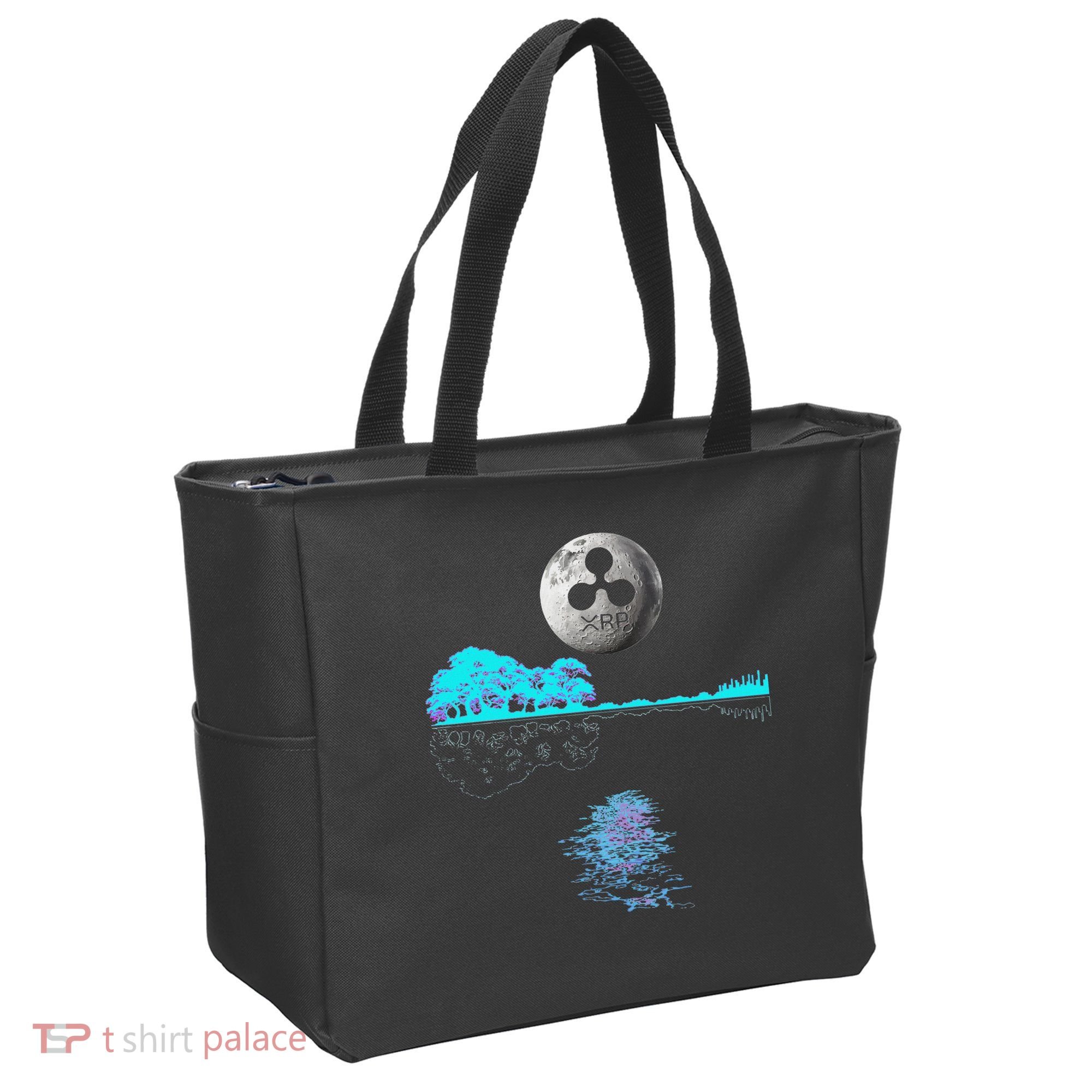 Ripple Xrp Guitar Lake Moon Ripple Hodler Tote Bag