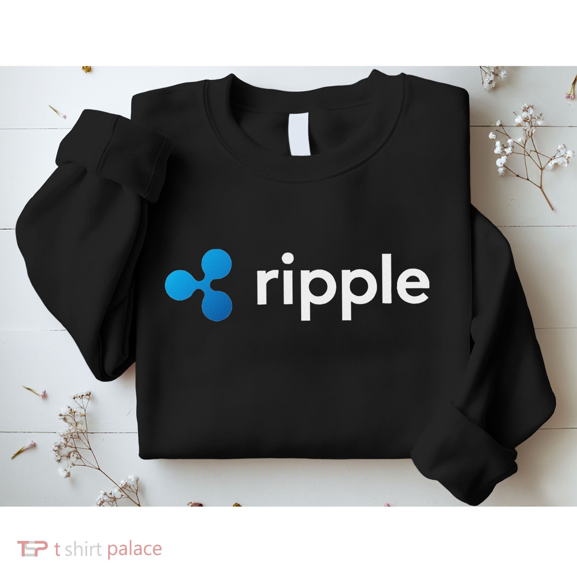 Ripple Xrp Logo Crypto Trading Trader Gift Cryptocurrency Sweatshirt