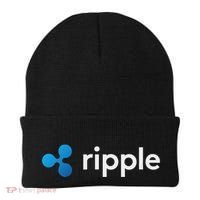 Ripple Xrp Logo Crypto Trading Trader Gift Cryptocurrency Beanie thumb 0