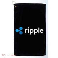 Ripple Xrp Logo Crypto Trading Trader Gift Cryptocurrency Golf Towel thumb 0