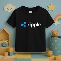 Ripple Xrp Logo Crypto Trading Trader Gift Cryptocurrency Toddler T-Shirt thumb 3