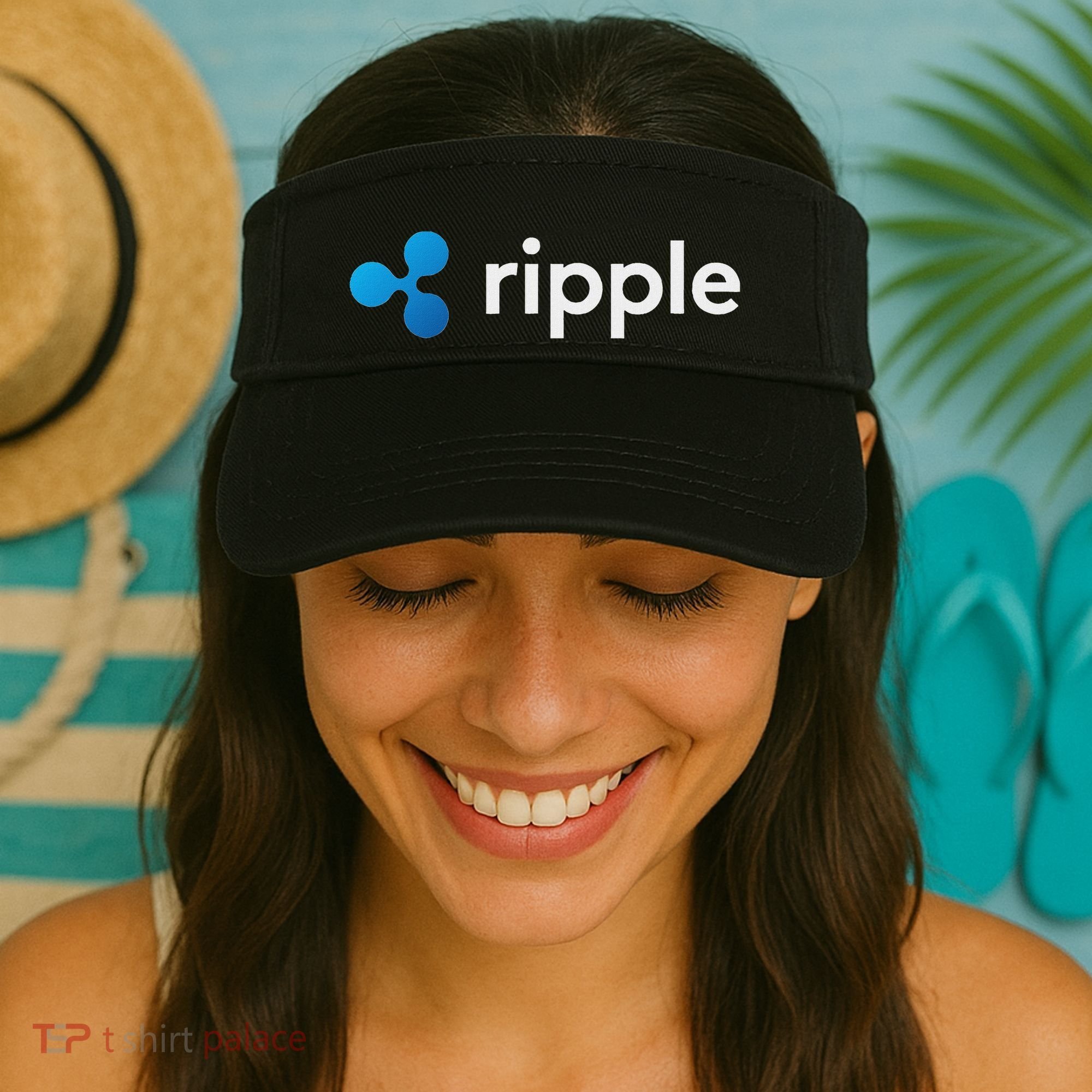 Ripple Xrp Logo Crypto Trading Trader Gift Cryptocurrency Visor