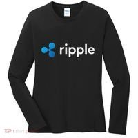 Ripple Xrp Logo Crypto Trading Trader Gift Cryptocurrency Women's Long Sleeve Shirt thumb 0
