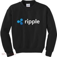 Ripple Xrp Logo Crypto Trading Trader Gift Cryptocurrency Kids Sweatshirt thumb 0