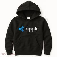 Ripple Xrp Logo Crypto Trading Trader Gift Cryptocurrency Kids Hoodie thumb 0