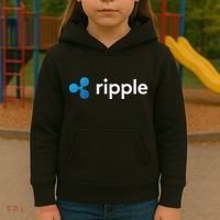 Ripple Xrp Logo Crypto Trading Trader Gift Cryptocurrency Kids Hoodie thumb 3