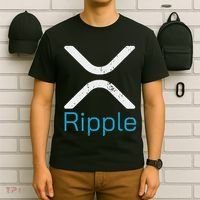 Ripple Xrp Logo Vintage Ripple Hodler T-Shirt thumb 6