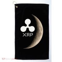 Ripple Xrp Moon Proud Ripple Hodler Golf Towel thumb 0