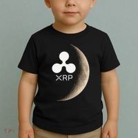 Ripple Xrp Moon Proud Ripple Hodler Toddler T-Shirt thumb 2