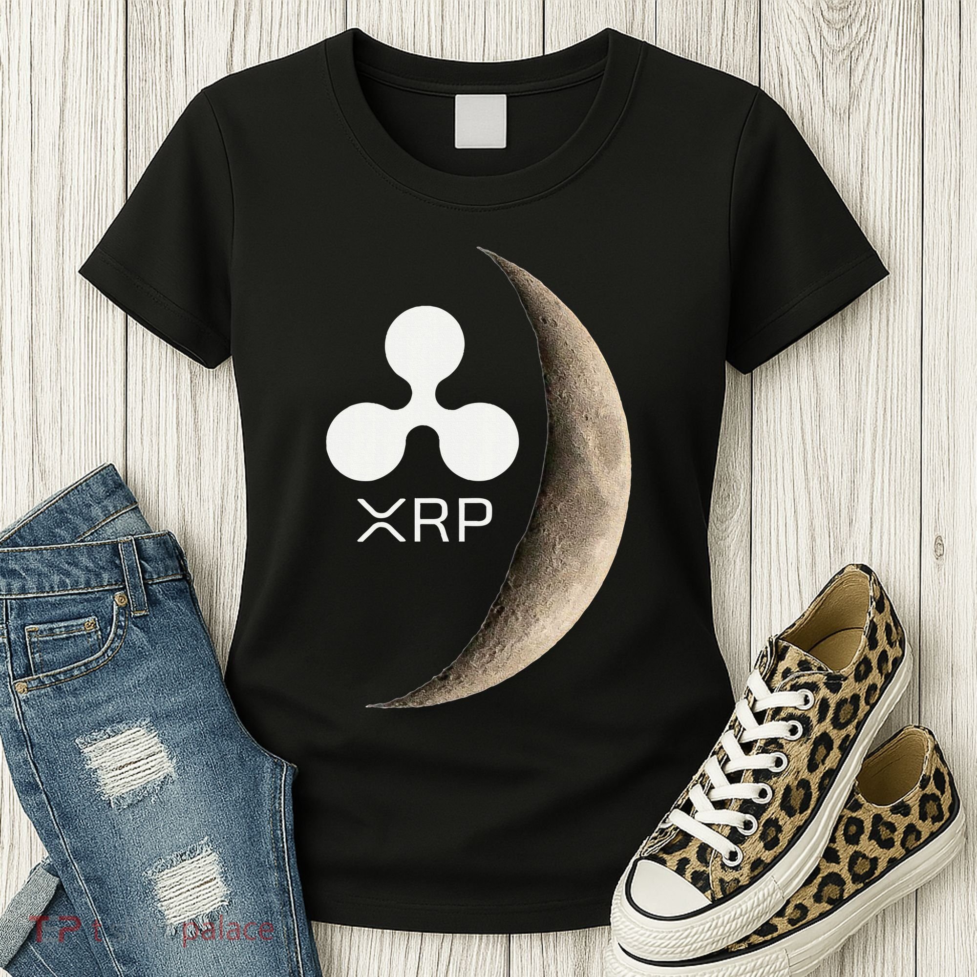 Ripple Xrp Moon Proud Ripple Hodler Women's T-Shirt