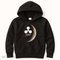 Ripple Xrp Moon Proud Ripple Hodler Kids Hoodie thumb 0