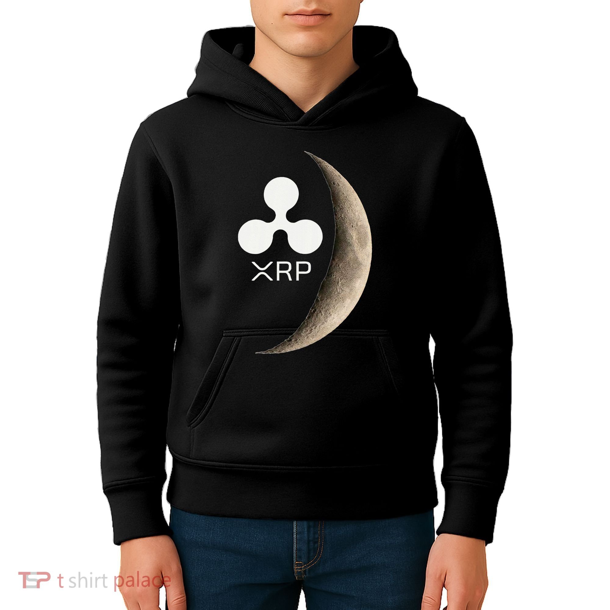 Ripple Xrp Moon Proud Ripple Hodler Kids Hoodie
