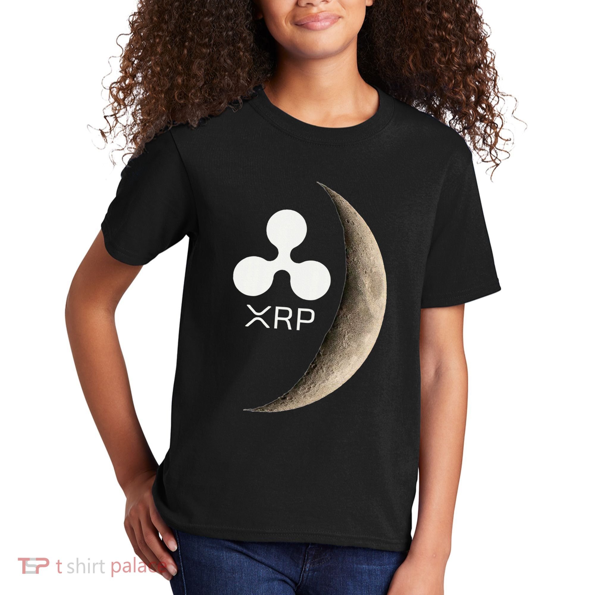 Ripple Xrp Moon Proud Ripple Hodler Kids T-Shirt
