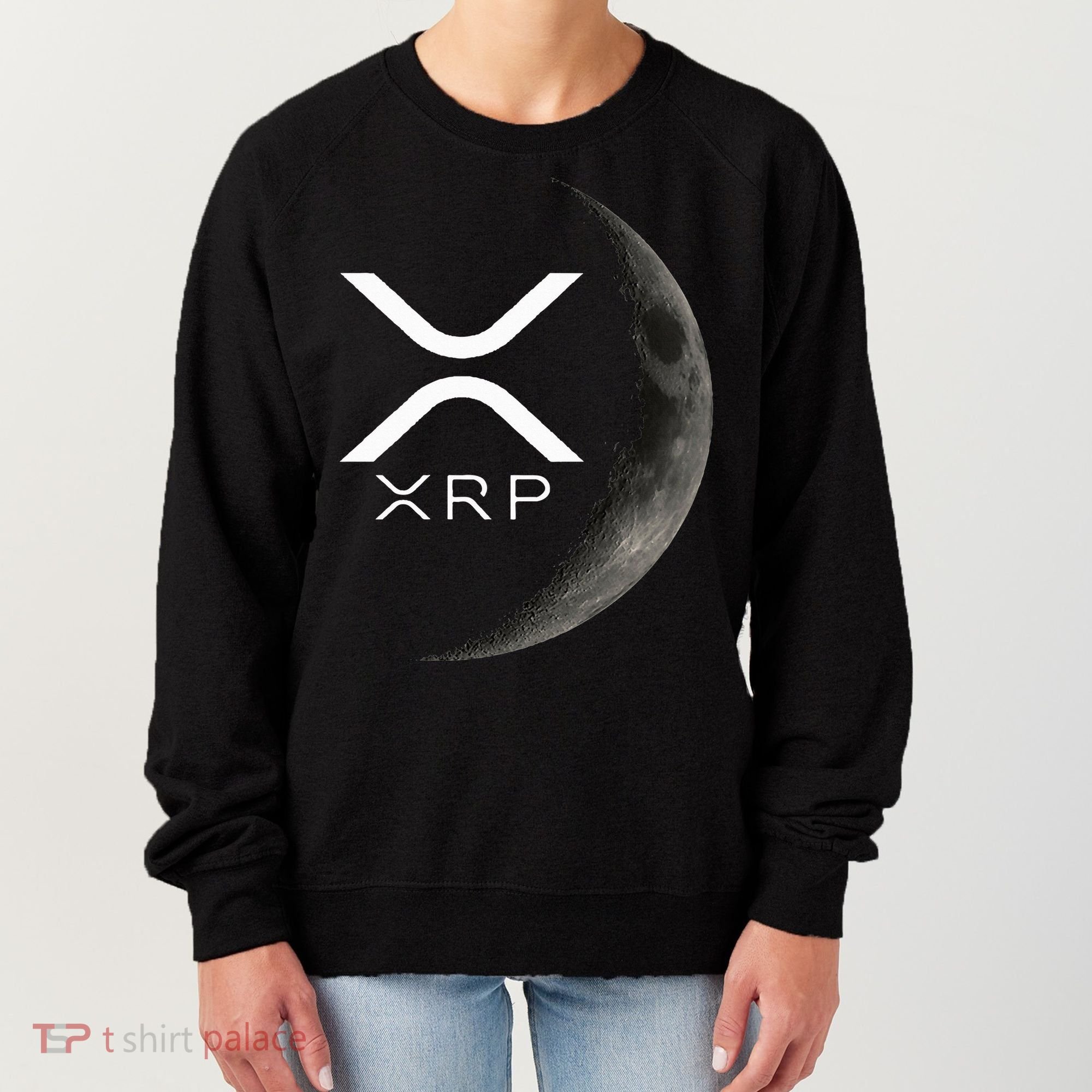 Ripple Xrp Moon Women's Sweatshirt