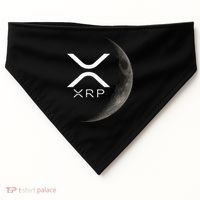 Ripple Xrp Moon USA-Made Doggie Bandana thumb 0